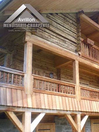 Entreprise Avrillon, rénovation réparation chalet montagnard travaux de qualités méthode de construction traditionnelle